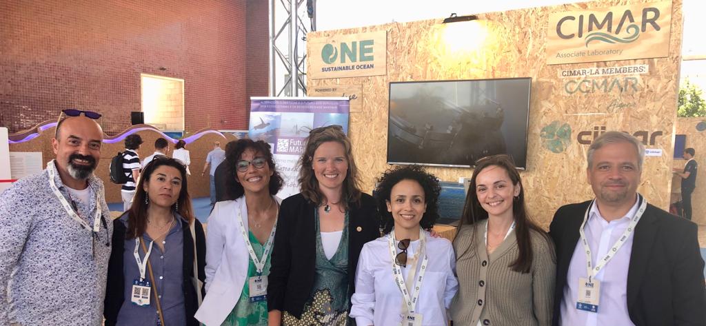 maelstrom team at the un oceans conference in portugal
